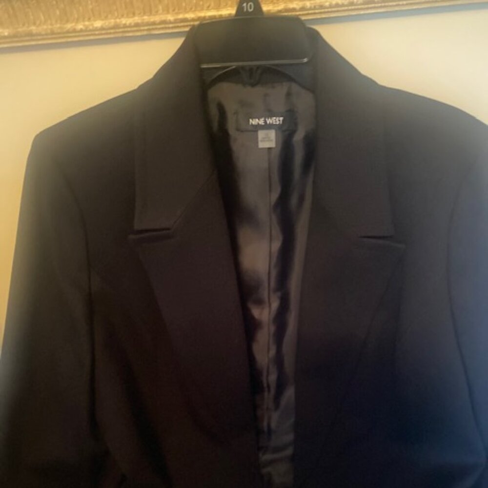 Nine West Victorian Gardens Black Blazer/Jacket size 12 (NEW)
